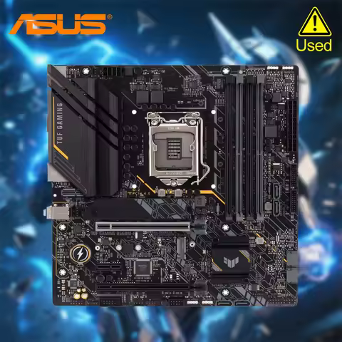 Asus TUF GAMING B560M-E Intel B560 (LGA 1200) mATX with PCIe 4.0, two M.2 slots, 8 Power stages, Rea