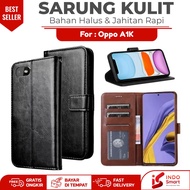 Oppo A1K Oppo A1K/ Case 1Ka Leather Wallet Case Leather Wallet Case hp
