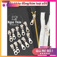 Copper lock, metal zipper replacement head number 5