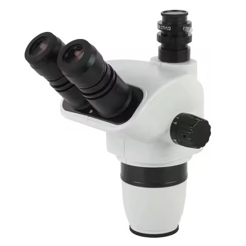 6.7X-45X Simul-Focal Zoom Industrial Lab Trinocular Stereo Microscope WF10X/22mm Eyepiece WIth CTV1-