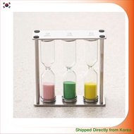 2·3·5 Minute Integrated Steel Hourglass – Practical & Stylish Timer