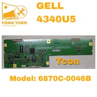 GELL TV TCON BOARD 4340U5