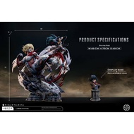 Hertz Studio - AOT Series 01 - Mikasa Vs Female Titan Attack On Titan Resin Statue GK Anime Figure