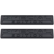 2Pcs Chrome Metal Car Special Edition Logo Rear Trunk Sport Emblem Racing SUV Coupe Sticker 3D Decal