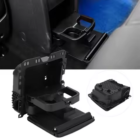 Car Rear Central Console Armrest Cup Holder Back Row Drink Holder 7N0862533 For VW Golf Plus Sharan 