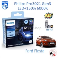 Philips หลอดไฟหน้ารถยนต์ Pro3021 Gen3 LED+150% 6000K ford Fiesta เฟียสต้า สว่างกว่าหลอดเดิม 150% รับ