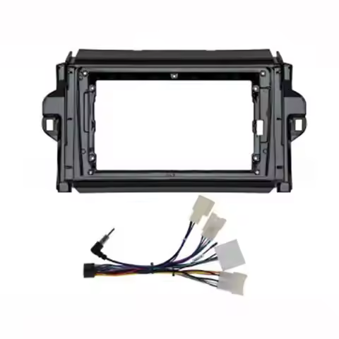 A86Q-For Toyota Fortuner 2016 9 Inch Instrument Panel Modification Car Navigation Frame Accessories