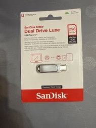 100%全新 SanDisk Ultra Dual Drive Luxe USB Type-C 256GB 原裝行貨五年保養
