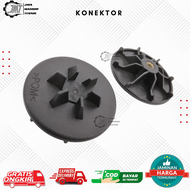 JMT - Paket Konektor Blender  + Gigi Karet Drat Lubang Kecil Blender GMC | Sanex | Nasional | advanc