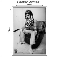 Poster Jumbo MICK JAGGER &amp; JACK DANIELS #RJ26 - ukuran 50 x 70 cm