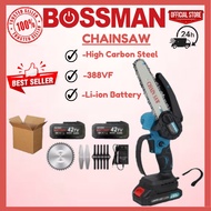 Bossman Chainsaw Electric Pruning Saw Rechargeable Lithium Battery Mini Electric SawChainsaw Cordles