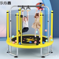 YQ29 Home Trampoline Home Children Indoor Baby Bouncing Bed Kids Fitness with Net Family Toys Trampoline