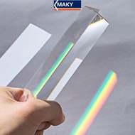 MAKY 30*30*60mm Triangular Prism BK7 Optical Prisms Glass Physics Teaching Refracted VN