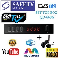 ▬Local Warranty/1080P DVB-T2 Digital TV Box/Set Top Box  Free 1 meter HDMI cableChargers