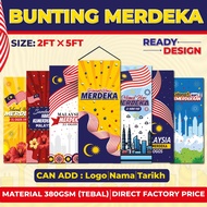 BUNTING MERDEKA / BUNTING HARI KEBANGSAAN / HARGA MURAH /READY DESIGN