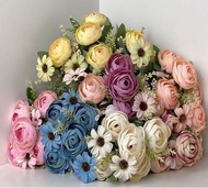 Camelia Bunch Rose Flower Decoration Flower Decoration Wedding Engagement Flower Home Decoration