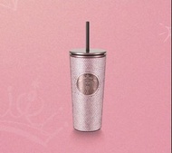 [多買多折] [正貨限量版]Blackpink x Starbucks Lisa tumblr 粉紅星鑽水杯