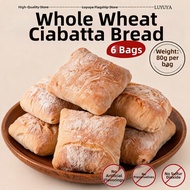 JIANGLILIANG | Whole Wheat Ciabatta Bread Low Fat Sugar Free