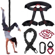 Spot inventory  Aerial Strap Bungee Rope Cord with Carabiner Hook Jumping Dance Fitness Workout Equi