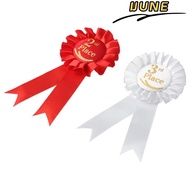 IJUNE Rosette Ribbon, Blue,Red,White Recognition Ribbons Ribbon Award Set, Award Ribbons Honorable R