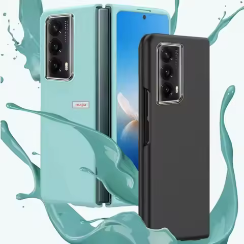 Real Liquid Silicone Matte Folding Case for Honor Magic V3 VS3 V2 VS2 Anti-fingerprint Silky Soft To