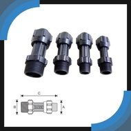 Hansen Poly Male Thread Adapter Fitting 1 Units 1/2" 3/4" 1" Penyambung Poli Paip HDPE Pipe PVC Pipe
