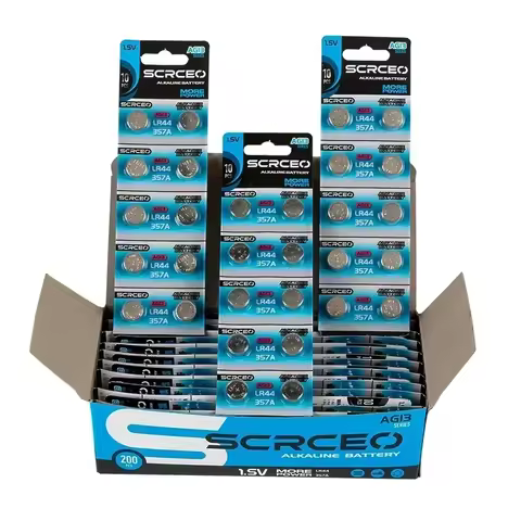 4-100PCS AG13 LR44 A76 1.55V Button Batteries for Watch Toys Remote L1154 SP76 Pila SR44 LR1154 357 