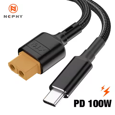 USB-C to XT60 Charging Cable for Toolkitrc SC100 Type-C to XT60 Cable For Toolkitrc M7 M6 M6D M8S 10