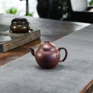 送禮紫砂壺茶壺暗香 优秀老紫泥 紫泥 210ml 钱币孔 刘素素作品