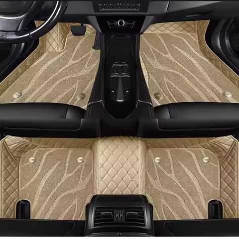 Double layer 5D Custom Car Floor Mats For BMW X5 E53 E70 F15 G05 F85 F95 Auto Carpets Foot liners ca