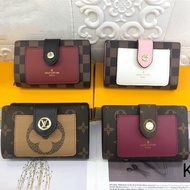 LV_ Bags Gucci_ Bag Leather Bag Card Holder Bifold Wallet Handbag Wallet Men Ladies Zipper Wallet A6GT