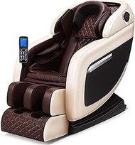 Fashionable Simplicity The new automatic electric massage chair space capsule body home mini multi-function device elderly machine Multifunction smart massage (Color : Brown)