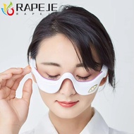 RAPEJE Heated Eye Massager, Vibration Function Under-Eye Design EMS Pulse Vibration Massager, Red Li