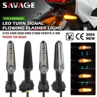 LED Turn Signal Flowing Light For KAWASAKI Z1000 Z900 Z650 Z400 Z125 Versys-X 300 Motorcycle Flashi