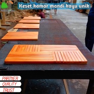 60x30 Wooden Bathroom Mat