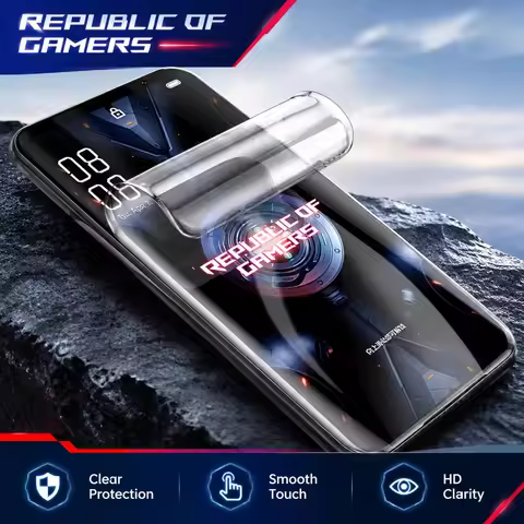 3PCS Soft Screen Protector For Asus Zenfone 10 ROG Phone 8 Pro ROG Phone 8 Hydrogel Film For Asus RO