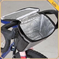 [Lsllb] Bike Handlebar Bag Multifunctional Reflective Stripe Bike Basket Front Bag