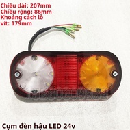 Phụ Tùng Máy Xúc New Source B70/B75W/C75-9 LED Three-color Rear Light Assembly 24v Máy Móc Phần Cứng