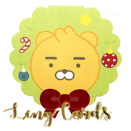 Kakao Friends - 韓國Kakaofriends Ryan 聖誕賀卡