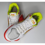 LI-NING AYAH007 TIAN QING CHINA 2014 SEASON White Red Shoe Size Euro 42.5 or 26.5cm