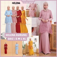 Helena Kurung Exclusive Full Lace  Baju Kurung Moden Baju Raya 2022 Baju Mini Kurung Baju Bridesmaid