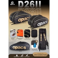 APACS BADMINTON BAG 2 COMPARTMENT BACKPACK D2611