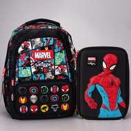 ⭐⭐Ready Stock Australia smiggle Marvel Schoolbag Student Backpack Boys Schoolbag Stationery Box Primary Middle School Stu