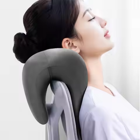 Durable Memory Foam Office Chair Headrest Ergonomics Breathable Head Rest Support Pillows Lying Down