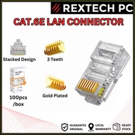 RJ45 LAN Network Connector Cat6e Cat6 Cat5e Cat5 Terminal router switch cctv modem UTP