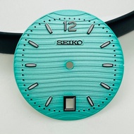 Modified Special Store~New Style NH35 Dial Parrot Surface Ice Blue Luminous Disc Modified Mechanical