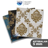 Special Price ✭ Paus Biru - Wallpaper 3D Foam / Wallpaper Dinding 3D