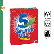 5 Second Rule Family Game Party Game for kids Party Game