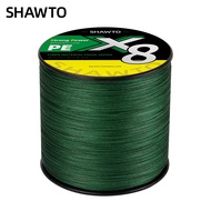 Shawto X8 Strong 150M 300M 8 Strand Weaves PE Braided Fishing Line Multifilament 8 Braid Wire 10LB 2