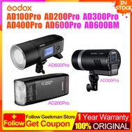 Godox AD300Pro Outdoor Flash Light AD100Pro AD200Pro AD400Pro AD600Pro AD600BMHigh Speed TTL For Canon Nikon DSLR Photography